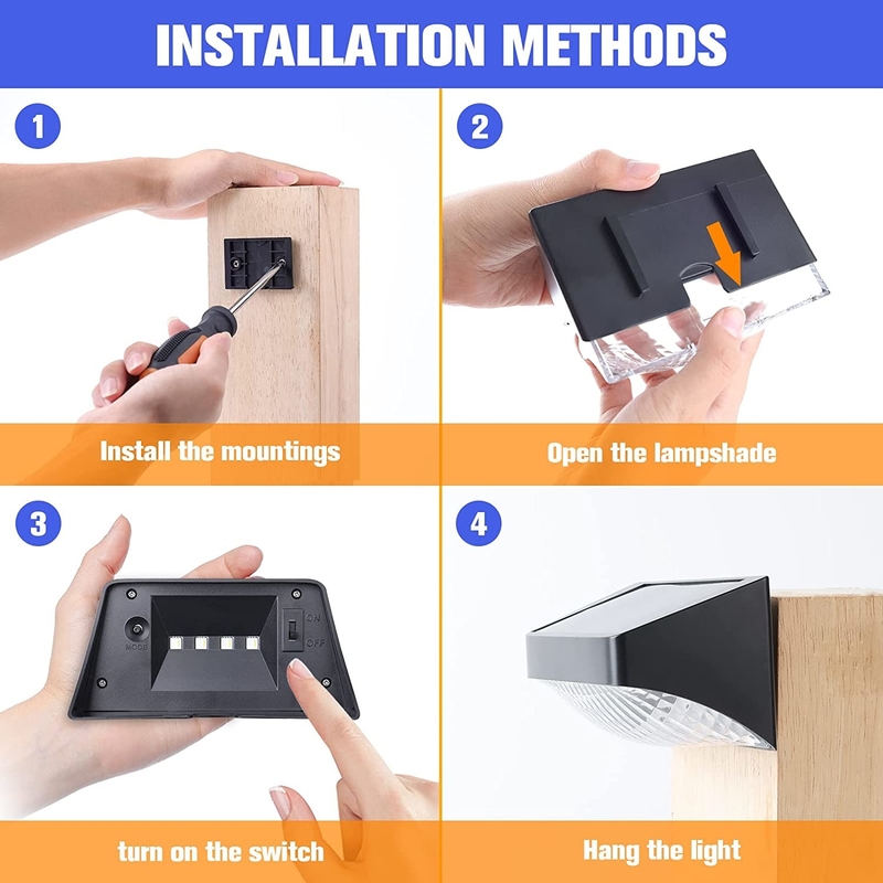 Des lampes LED de jardin durables de 150 g avec batterie à capacité ternaire batterie au lithium 3.7V / 51200MAH