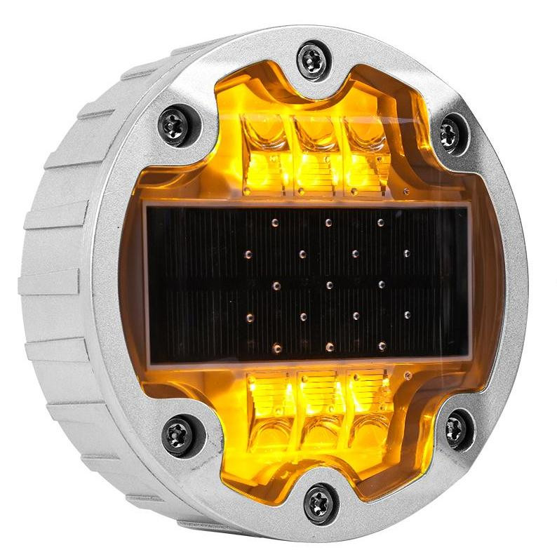 1150g Anti-UV Solar Powered Road Studs Waterproof IP68 Lampes à LED pour la sécurité routière du trafic