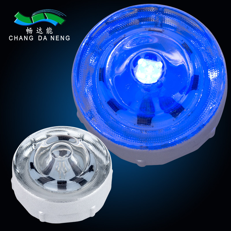360 degrés de verre trempé routiers étriers alimentés par l'énergie solaire LED routiers étriers routiers Avertissement Pavement routiers étriers