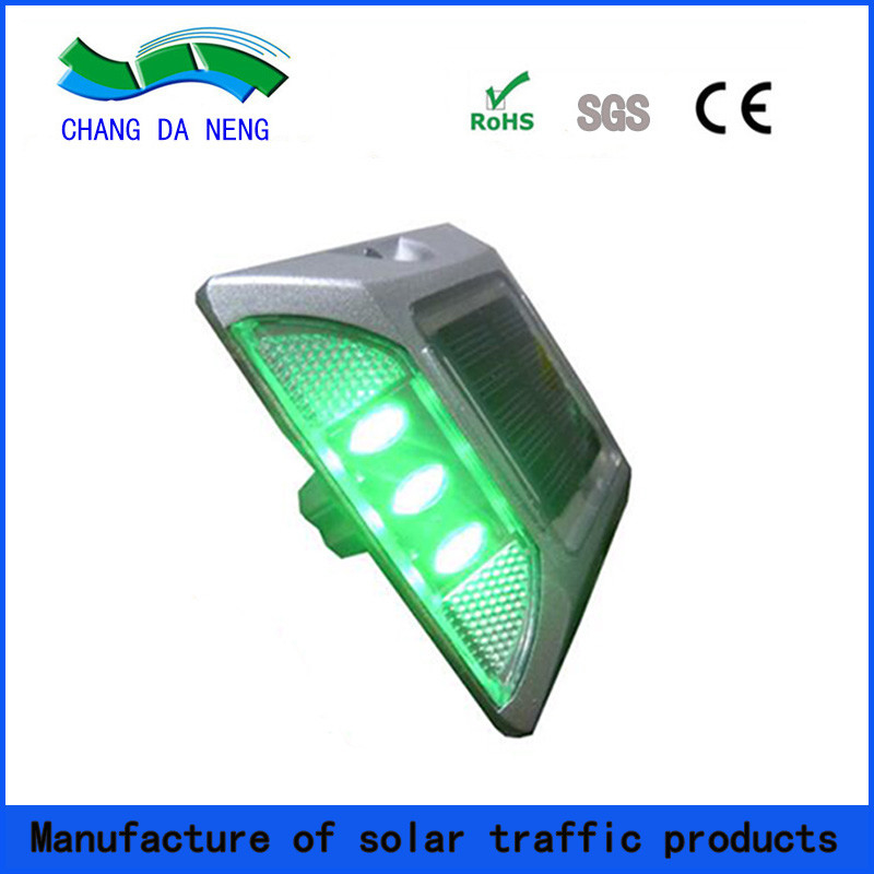 Réflecteur solaire de route en aluminium PBW LED pour l'avertissement de sécurité