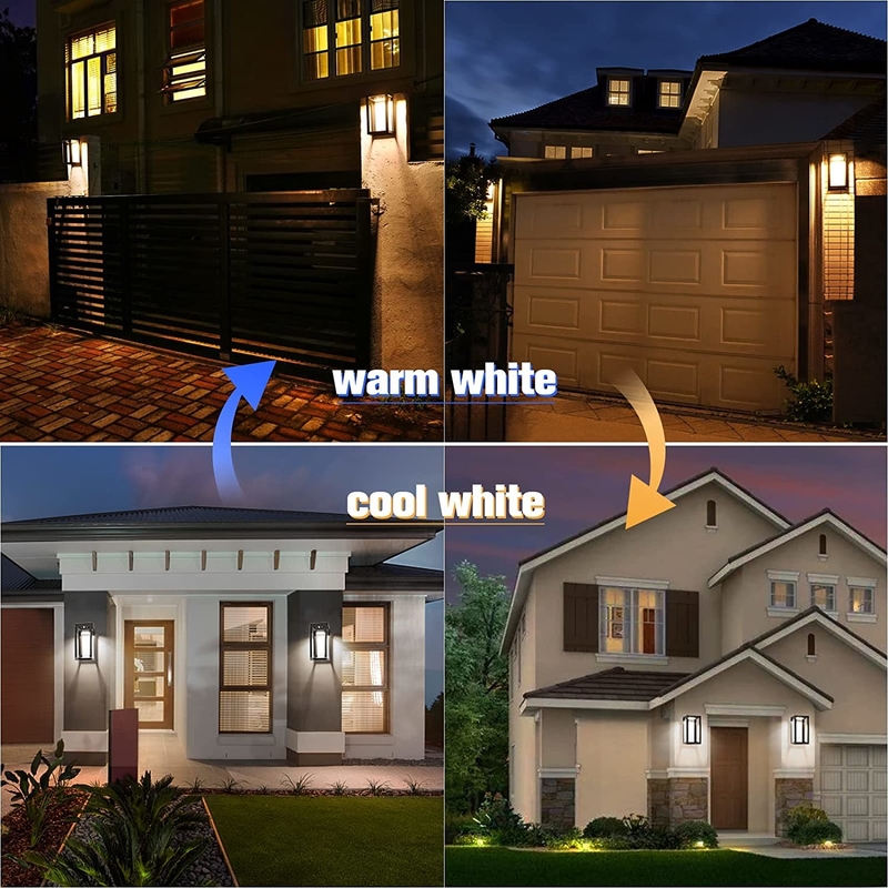 Lampes solaires extérieures pour jardin Lampes solaires extérieures pour maison, garage, devant, porche