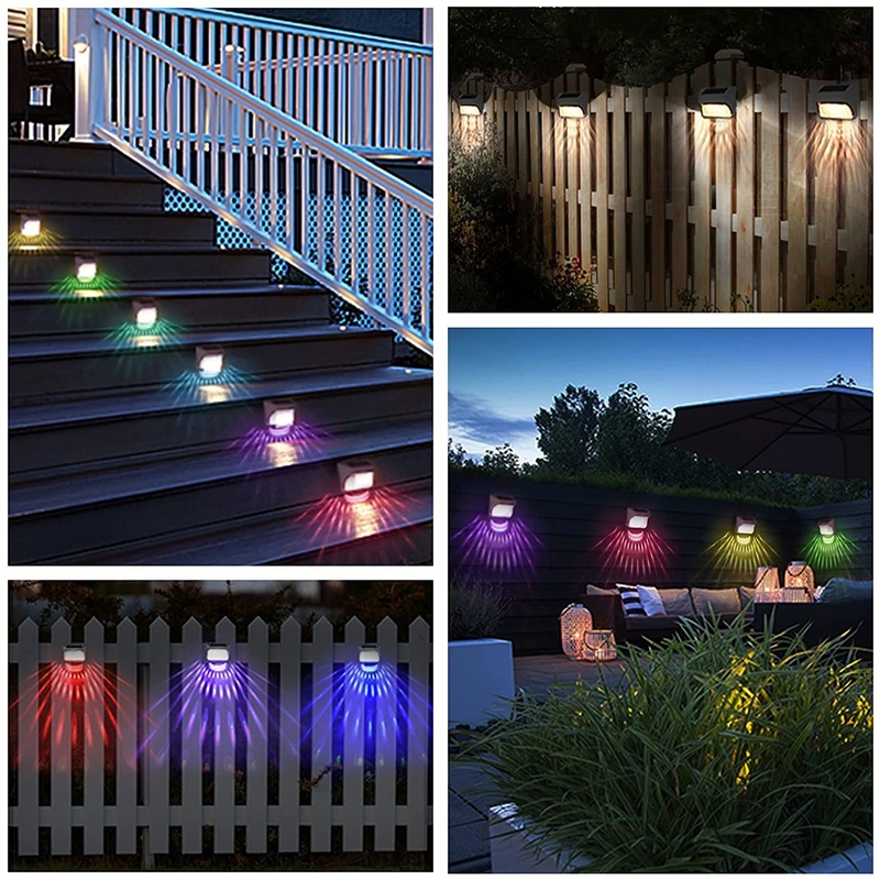 Les lumières solaires d'étape de capteur léger ont mené la lumière solaire de jardin pour les escaliers extérieurs font un pas barrière Yard