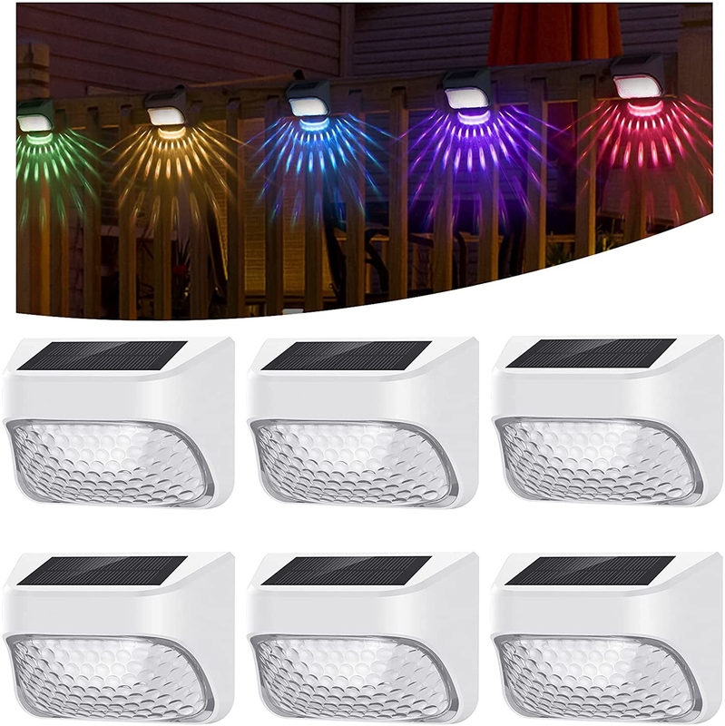 Les lumières solaires d'étape de capteur léger ont mené la lumière solaire de jardin pour les escaliers extérieurs font un pas barrière Yard