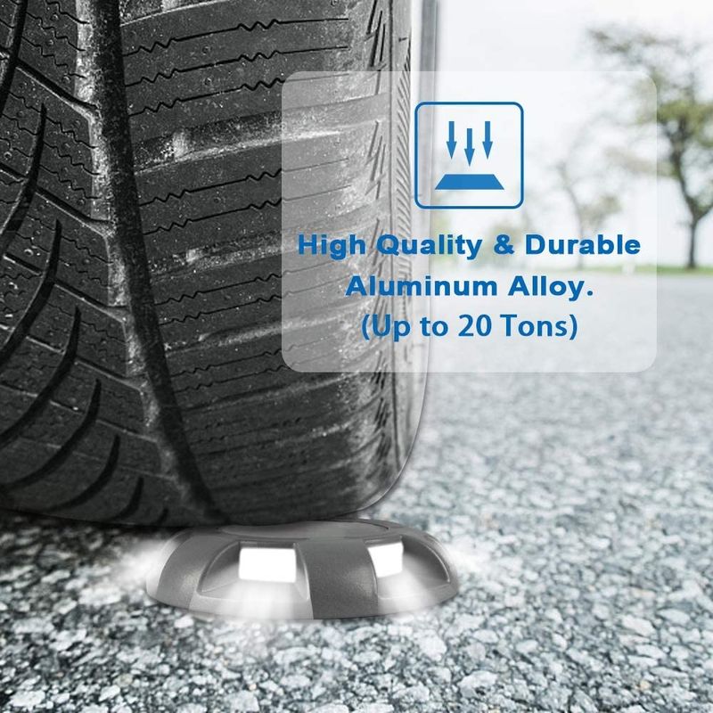 IP68 étanche à l'eau en aluminium solaire de pont de quai de sol pour le chemin de jardin 114*22MM