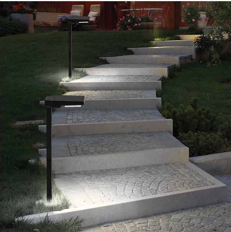 Lumières à LED à énergie solaire avec allumage/arrêt automatique 6 pièces LED IP65 étanche