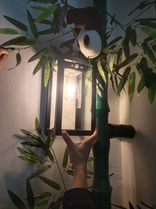 Éclairage extérieur moderne IP65 imperméable à l'eau 5CCT réglable murale Sconce Dimmable LED Lampe murale pour jardin