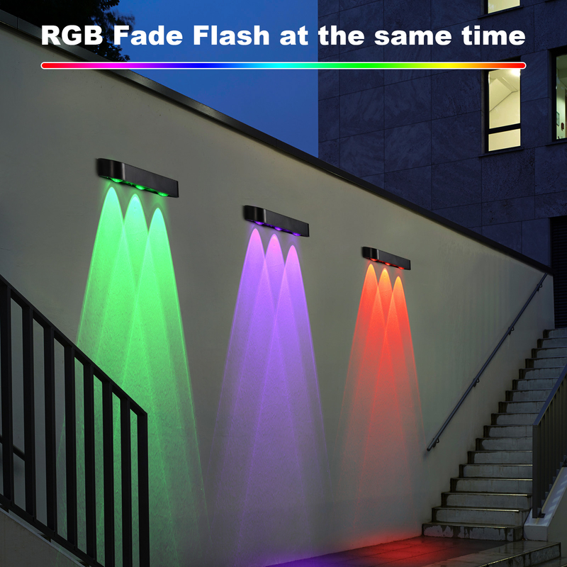 CDN-KF04E Lumière LED RGB solaire Éclairage extérieur polyvalent et économe en énergie avec une durée de vie ≥ 50000h