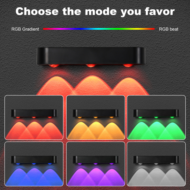 CDN-KF04E Lumière LED RGB solaire Éclairage extérieur polyvalent et économe en énergie avec une durée de vie ≥ 50000h