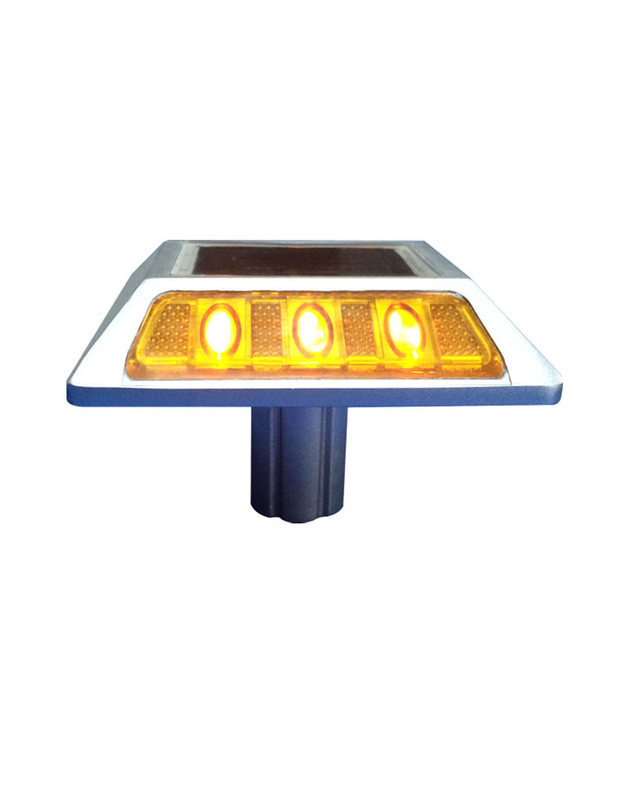 250g Lumière clignotante à énergie solaire avec 6 LED et mode flash ou fixe Distance visuelle 800 mètres Source lumineuse LED
