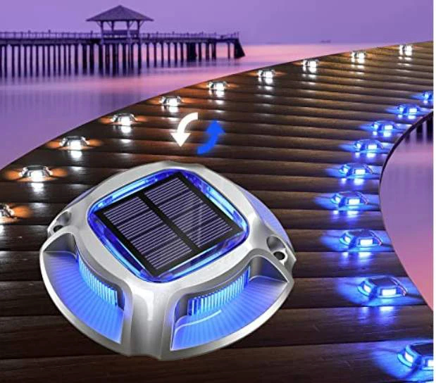 IP67 étanche à l'eau lumière solaire de quai avec batterie 1.2V/600MAH Ni-Mh batterie -20C- 60C pour la sécurité et l'éclairage du quai