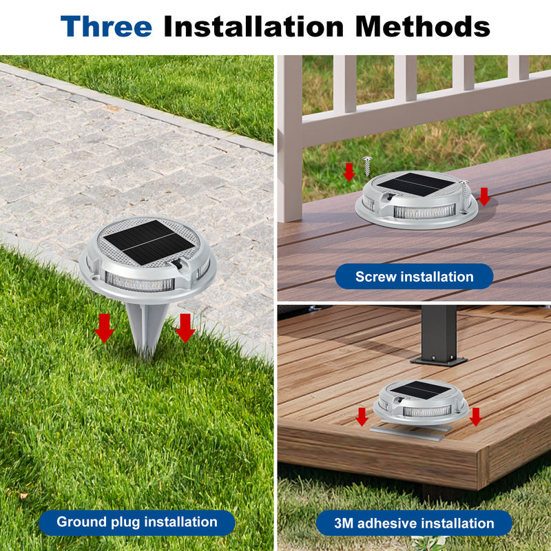 IP68 Marqueurs routiers à énergie solaire étanches pour la sécurité avec matériau PC en alliage d'aluminium et conception respectueuse de l'environnement