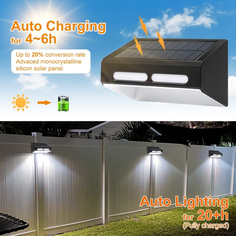 3.7V contrôleur de charge solaire PWM lumières de décoration pour jardin / mur / clôture / design paysager
