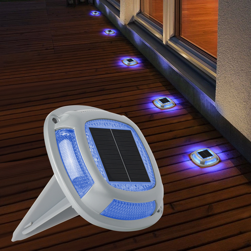 nouveau design solaire led jardin de la lumière de la jetée en aluminium