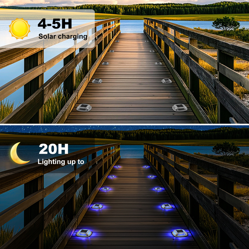 nouveau design solaire led jardin de la lumière de la jetée en aluminium