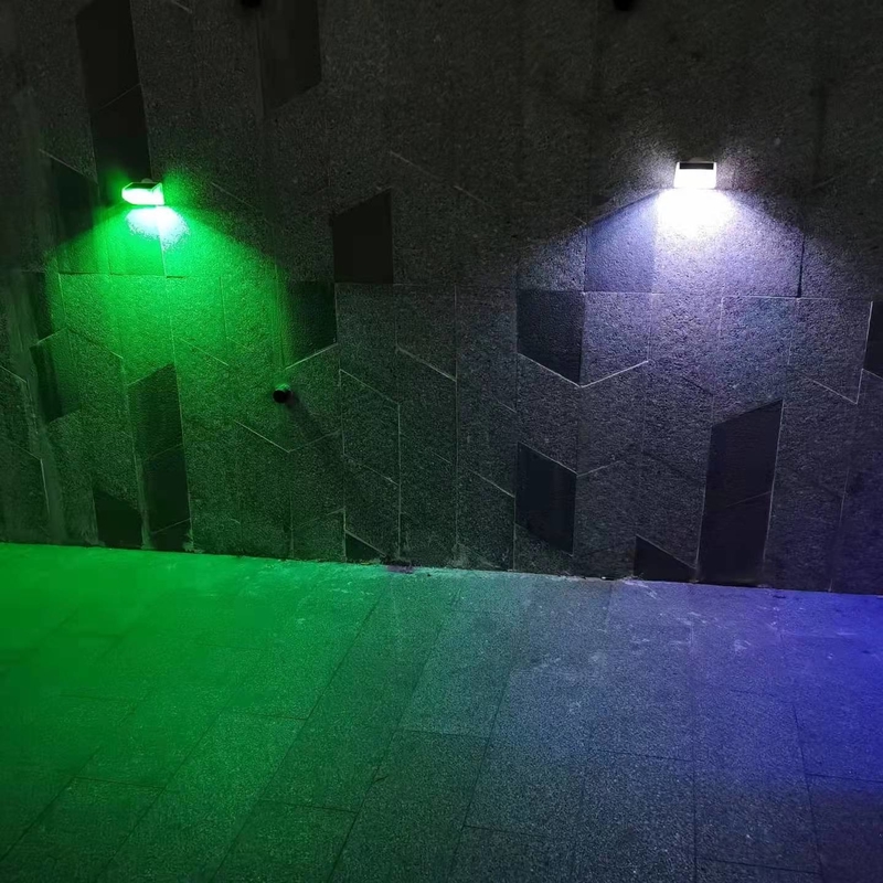 3.7V barrière solaire monocristalline Led Colorful Lights étanche à l'humidité pour la décoration