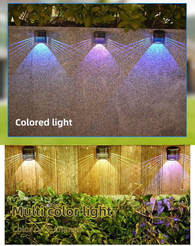 Cylindre décoratif de Led Lights Powered de la barrière IP65 solaire imperméable pour le jardin