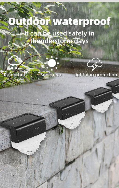 Ni MH IP65 de lumière de Mini Solar Powered Fence Led imperméable pour monocristallin extérieur