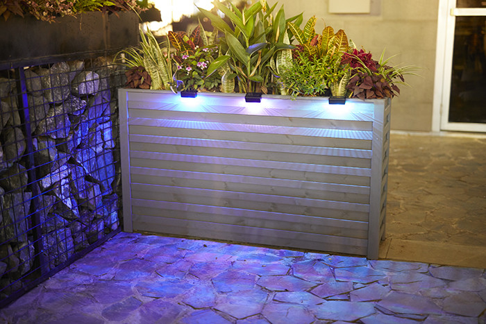 Remplissage lumineux de couleur de Led Lights Constantly de barrière solaire imperméable du paysage IP65