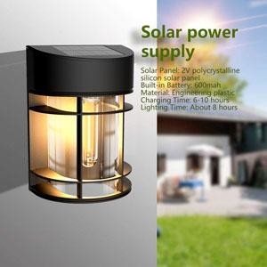 Panneau solaire solaire constamment lumineux de la lumière 5V 150MA de mur de jardin imperméable