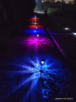 Le jardin IP65 actionné solaire imperméable coloré allume la décoration pour l'extérieur