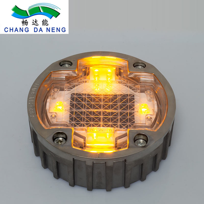 Route extérieure imperméable solaire résistante du feu clignotant LED du goujon IP68 de route