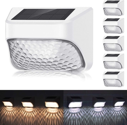 Les lumières solaires d'étape de capteur monocristallin ont mené les PCs 150mA 6 pour la barrière extérieure Yard
