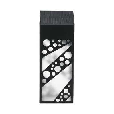 Lumière de clôture solaire étanche à l'eau sans fil 280mA Pour la décoration de murs de patio