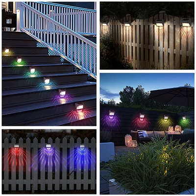 Lumière de jardin solaire pour les escaliers de patio, lampe de chemin de jardin extérieur, lampe solaire pour clôture