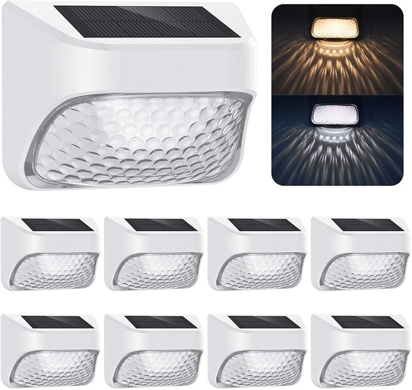 Temps de travail de 15 heures de longue durée Lumière de clôture solaire avec panneau de silicium monocristallin