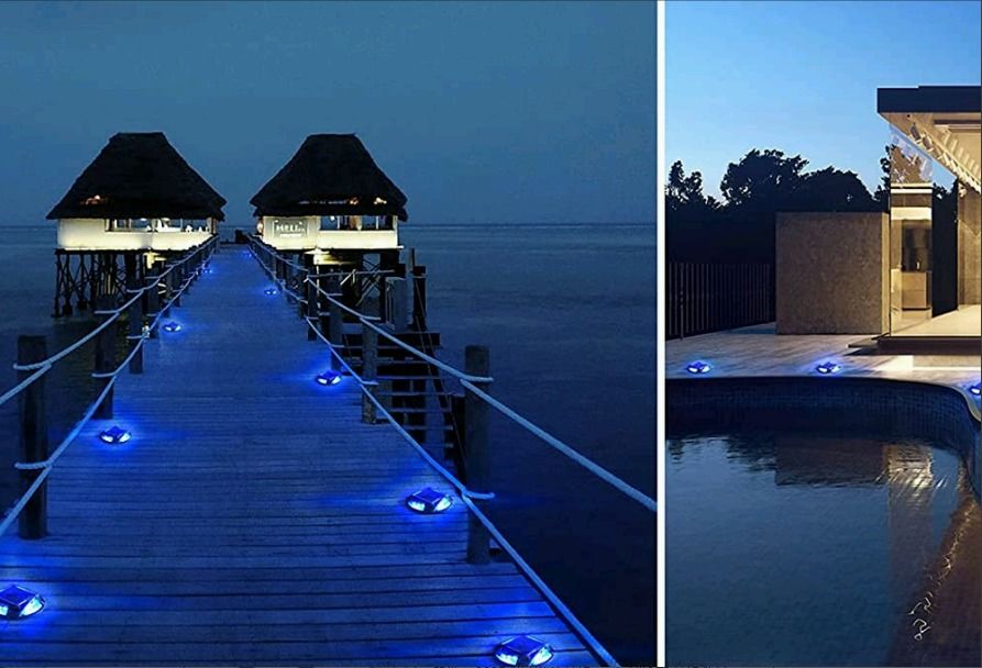 Un éclairage solaire blanc chaud avec 12 LED pour la sécurité routière et l'éclairage des allées